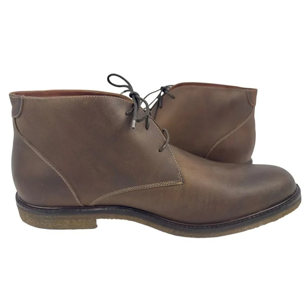Johnston‎ & Murphy Men's Copeland Chukka 25-1870 Brown Leather Size 15M